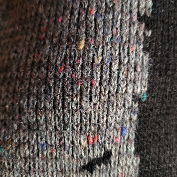 Vintage 80s Novelty Sweater Vest Tic-Tac-Toe Pattern - Picture 5 of 8